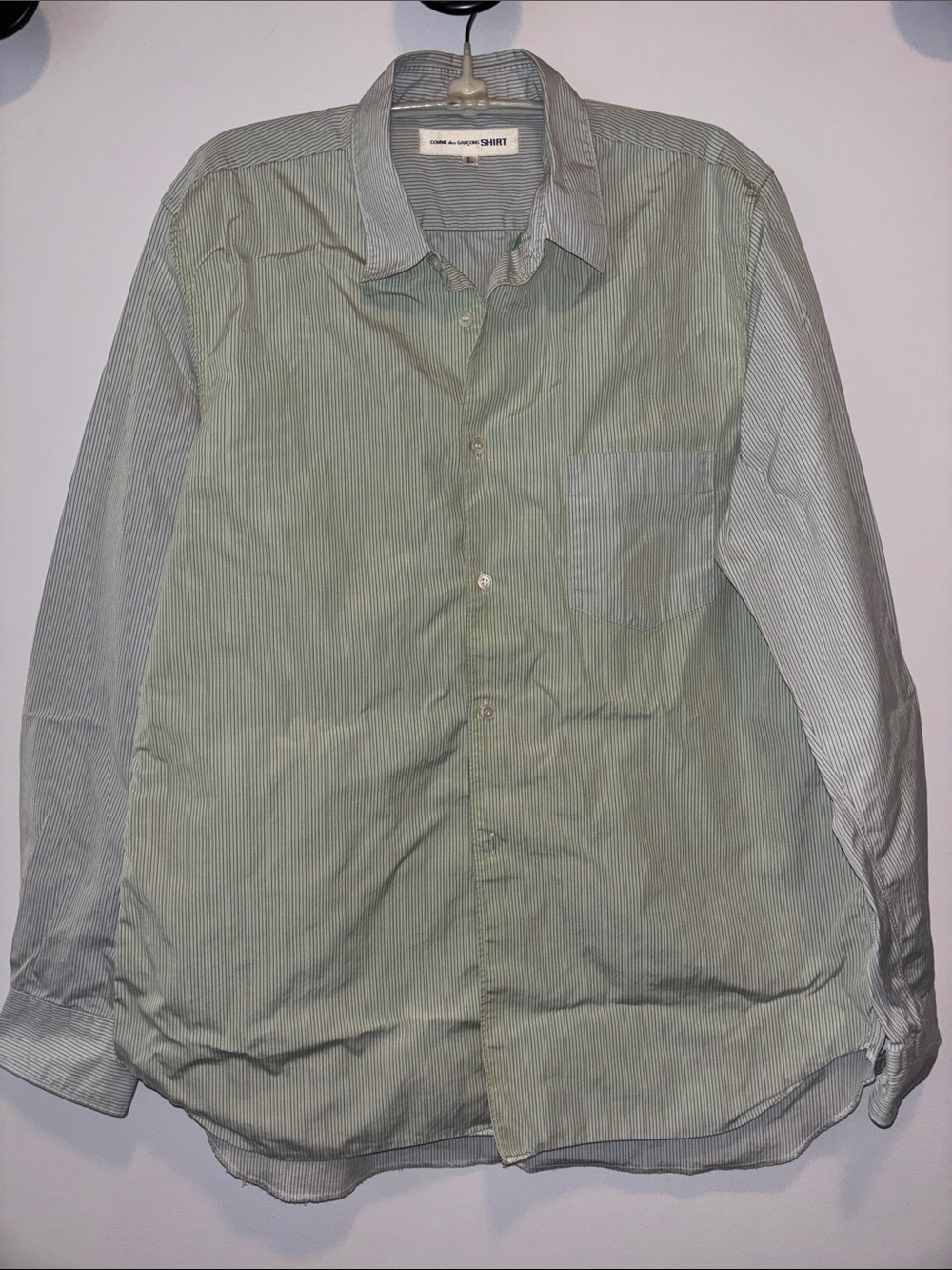 Commes des Garcons Men’s optical illusion Shirt